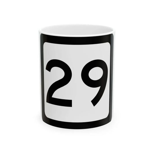 WV-29 (Virginia) (Road Sign) White Coffee Mug 11oz - Go Mug Yourself