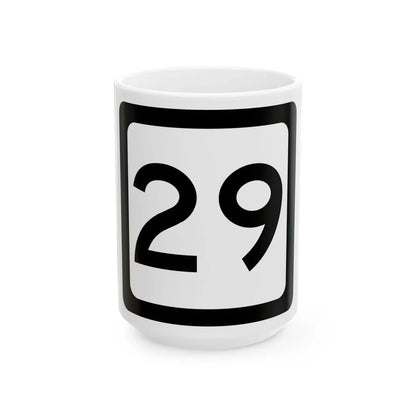 WV-29 (Virginia) (Road Sign) White Coffee Mug 15oz - Go Mug Yourself