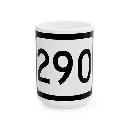 WV-290 (Virginia) (Road Sign) White Coffee Mug 15oz - Go Mug Yourself