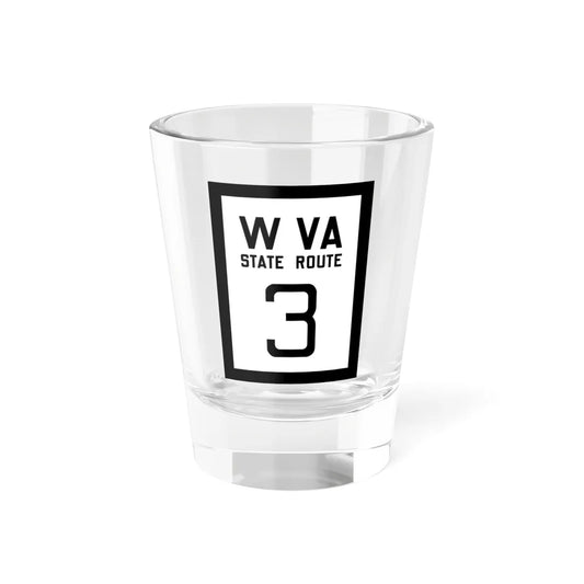 WV-3 1922 (Virginia) (Road Sign) Shot Glass 1.5oz 1.5oz - Go Mug Yourself