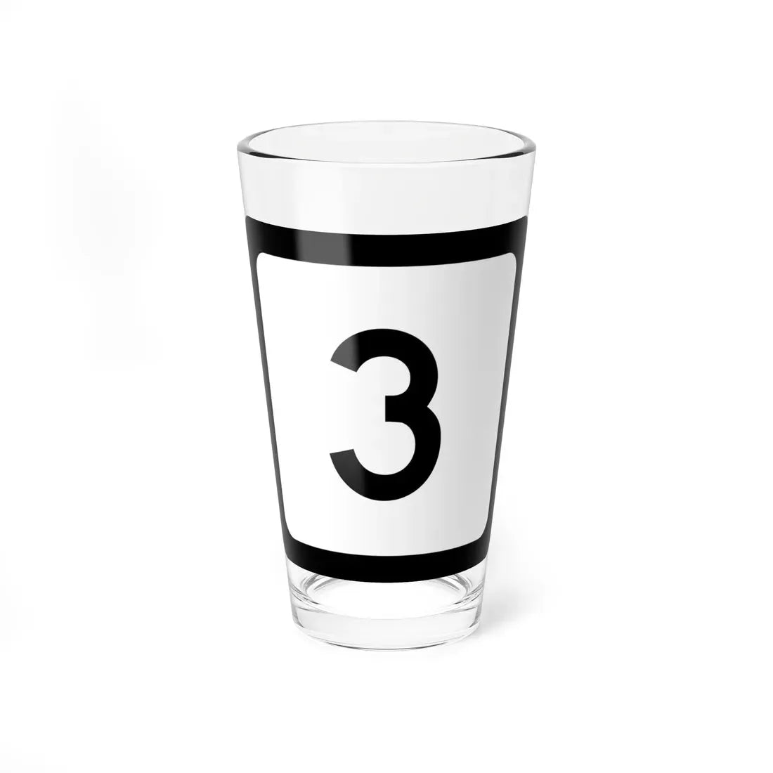 WV-3 (Virginia) (Road Sign) Pint Glass 16oz 16oz - Go Mug Yourself