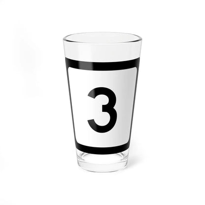 WV-3 (Virginia) (Road Sign) Pint Glss 16oz 16oz - Go Mug Yourself