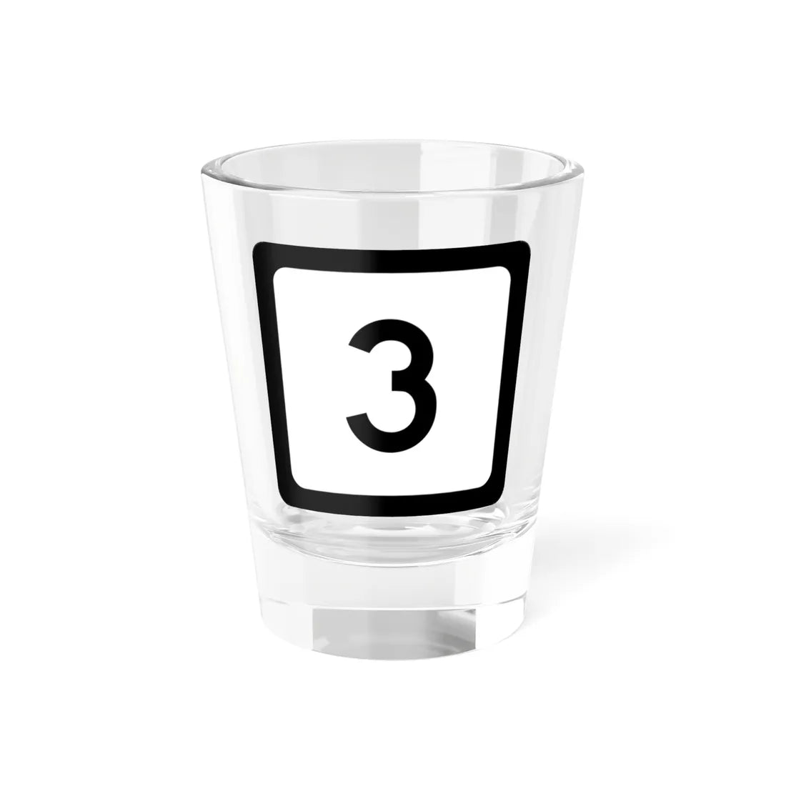 WV-3 (Virginia) (Road Sign) Shot Glass 1.5oz 1.5oz - Go Mug Yourself