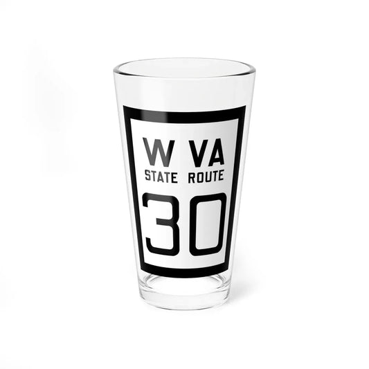 WV-30 1922 (Virginia) (Road Sign) Pint Glass 16oz 16oz - Go Mug Yourself