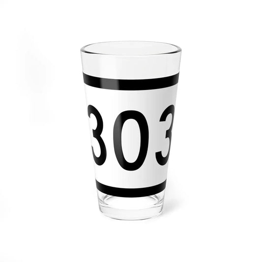 WV-303 (Virginia) (Road Sign) Pint Glass 16oz 16oz - Go Mug Yourself