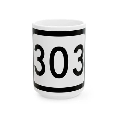 WV-303 (Virginia) (Road Sign) White Coffee Mug 15oz - Go Mug Yourself