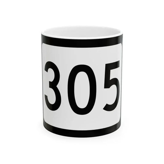 WV-305 (Virginia) (Road Sign) White Coffee Mug 11oz - Go Mug Yourself