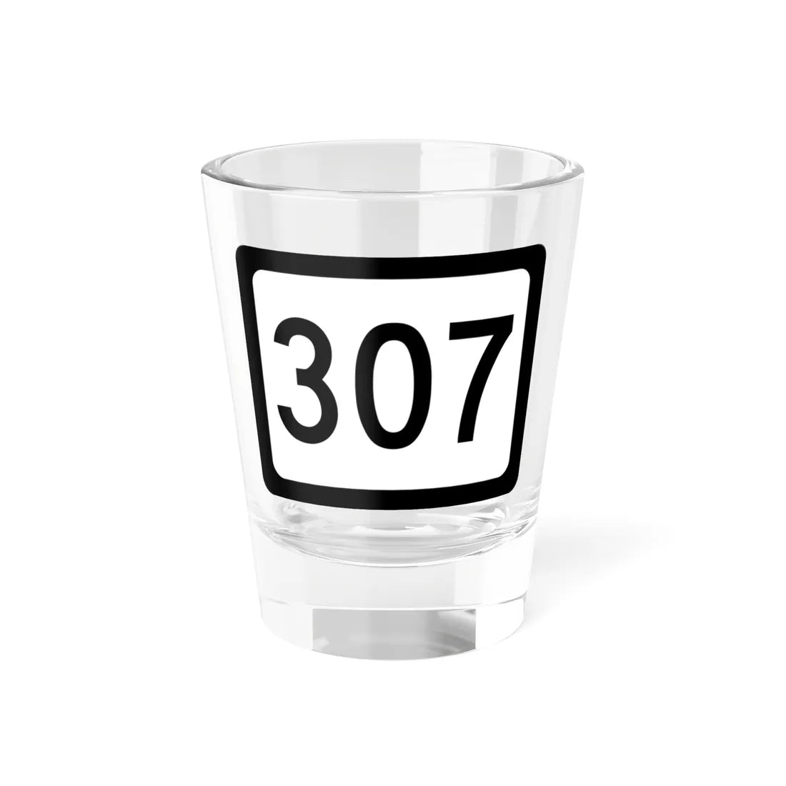 WV-307 (Virginia) (Road Sign) Shot Glass 1.5oz 1.5oz - Go Mug Yourself
