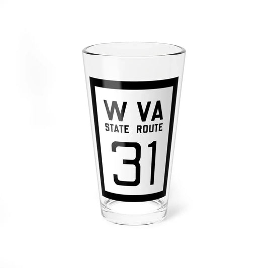 WV-31 1922 (Virginia) (Road Sign) Pint Glass 16oz 16oz - Go Mug Yourself
