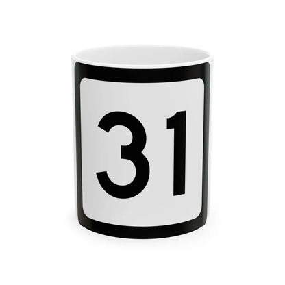 WV-31 (Virginia) (Road Sign) White Coffee Mug 11oz - Go Mug Yourself