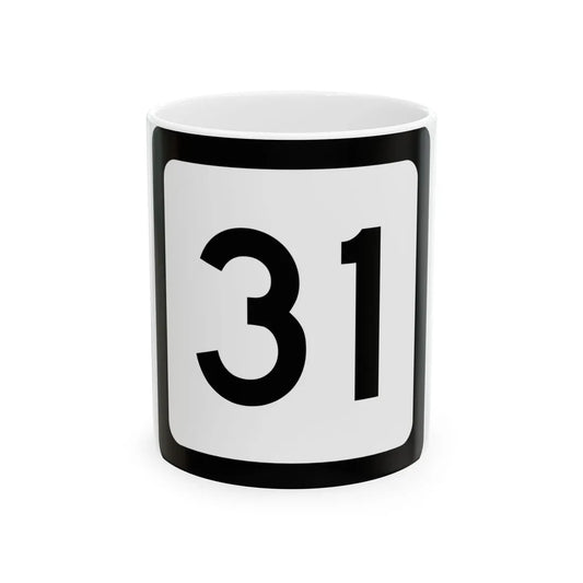 WV-31 (Virginia) (Road Sign) White Coffee Mug 11oz - Go Mug Yourself