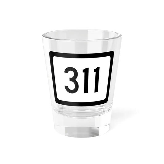 WV-311 (Virginia) (Road Sign) Shot Glass 1.5oz 1.5oz - Go Mug Yourself