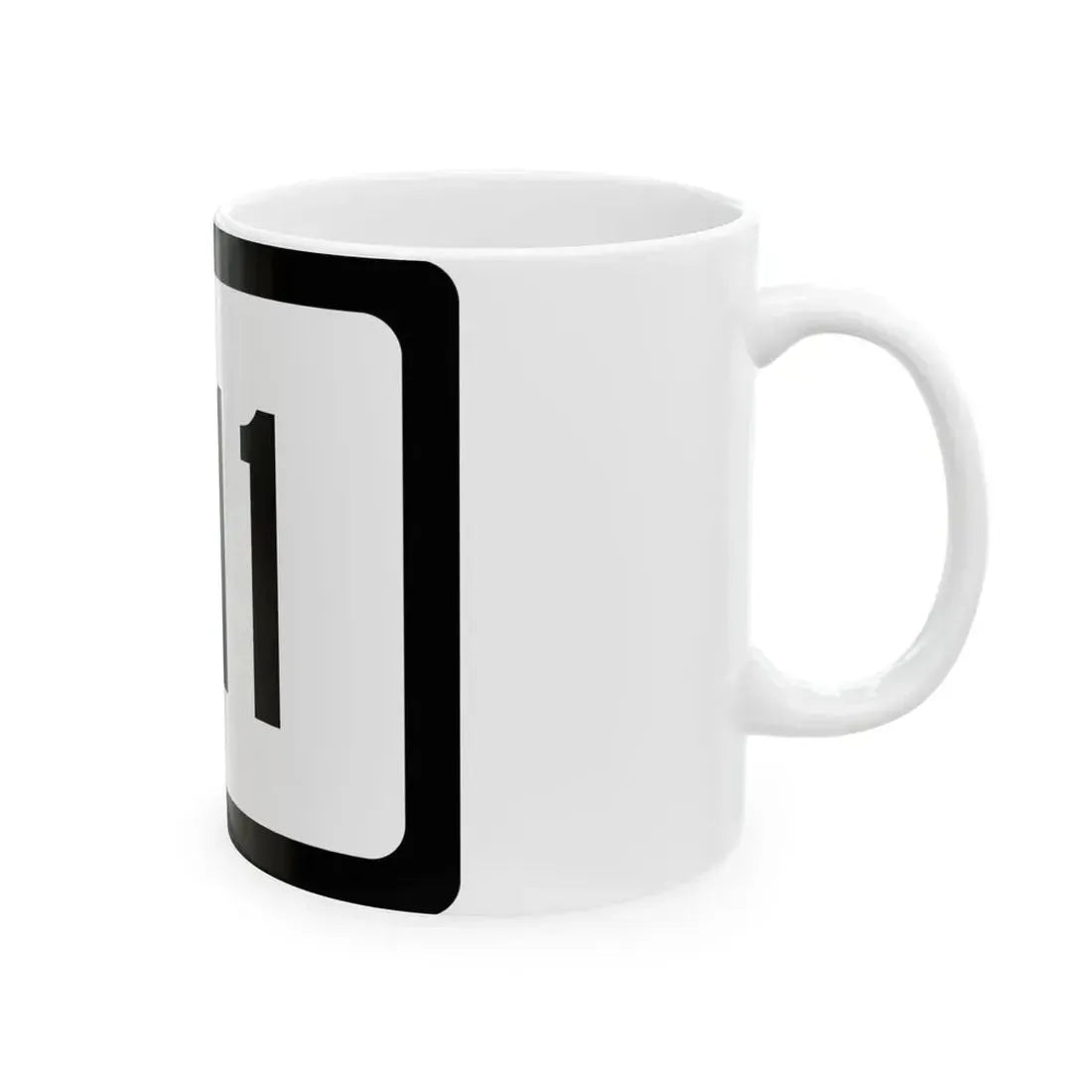 WV-311 (Virginia) (Road Sign) White Coffee Mug - Go Mug Yourself