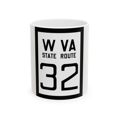 WV-32 1922 (Virginia) (Road Sign) White Coffee Mug 11oz - Go Mug Yourself