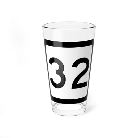 WV-32 (Virginia) (Road Sign) Pint Glass 16oz 16oz - Go Mug Yourself