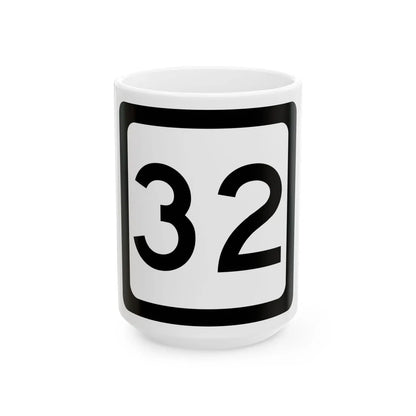 WV-32 (Virginia) (Road Sign) White Coffee Mug 15oz - Go Mug Yourself