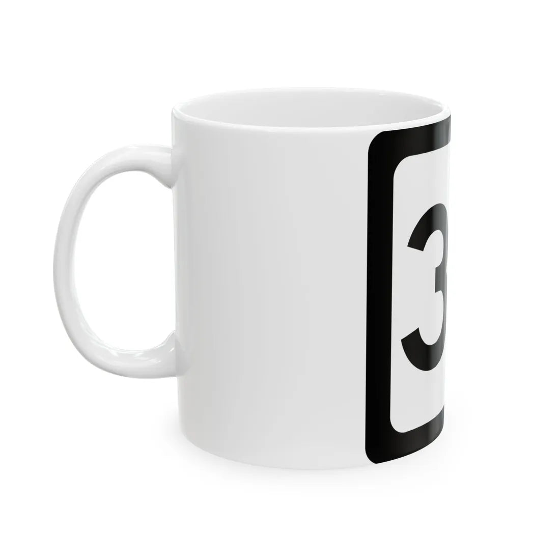 WV-32 (Virginia) (Road Sign) White Coffee Mug - Go Mug Yourself