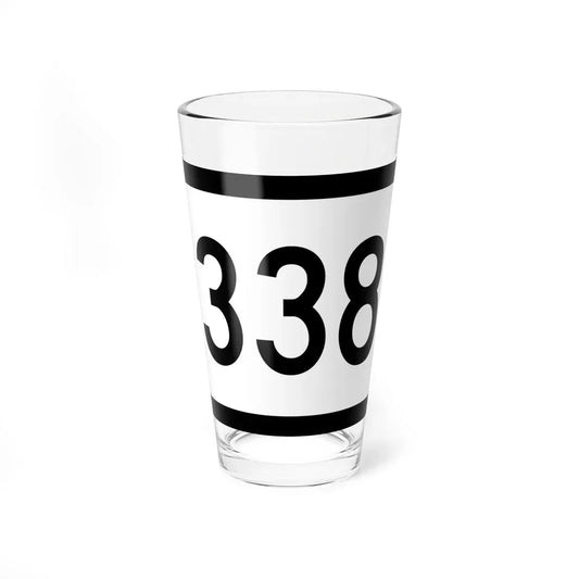 WV-338 (Virginia) (Road Sign) Pint Glass 16oz 16oz - Go Mug Yourself