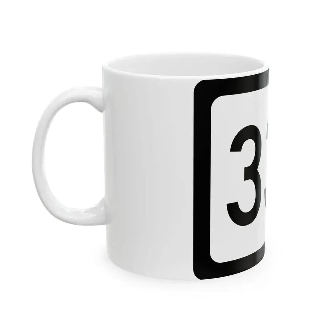 WV-338 (Virginia) (Road Sign) White Coffee Mug - Go Mug Yourself