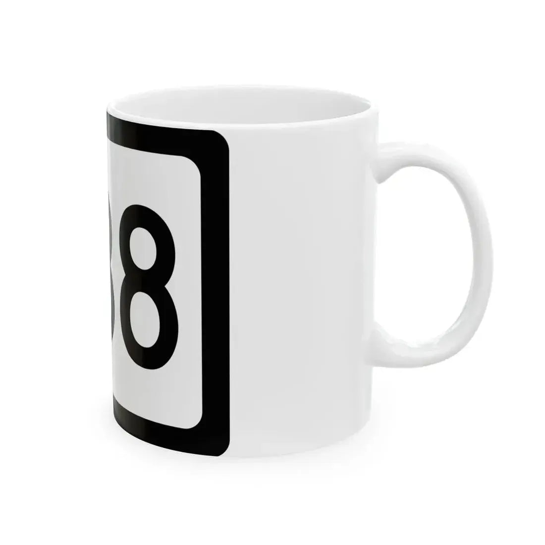 WV-338 (Virginia) (Road Sign) White Coffee Mug - Go Mug Yourself