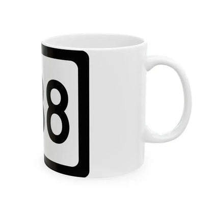 WV-338 (Virginia) (Road Sign) White Coffee Mug - Go Mug Yourself