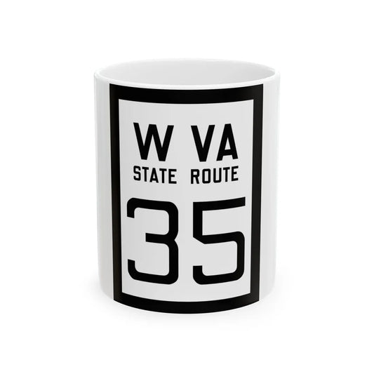 WV-35 1922 (Virginia) (Road Sign) White Coffee Mug 11oz - Go Mug Yourself