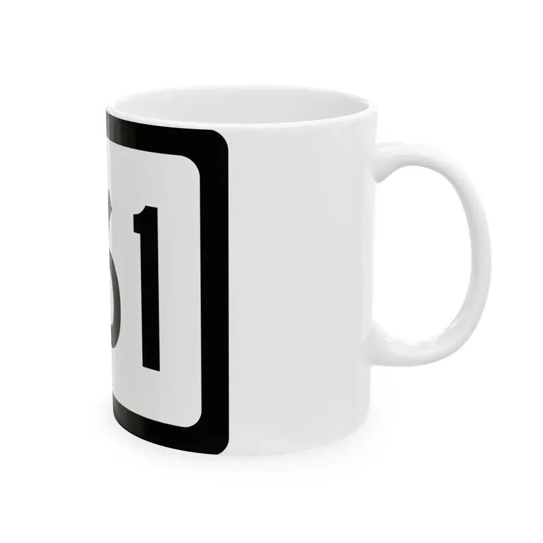 WV-361 (Virginia) (Road Sign) White Coffee Mug - Go Mug Yourself