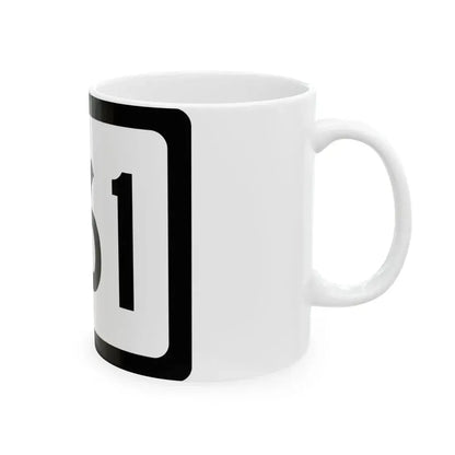 WV-361 (Virginia) (Road Sign) White Coffee Mug - Go Mug Yourself