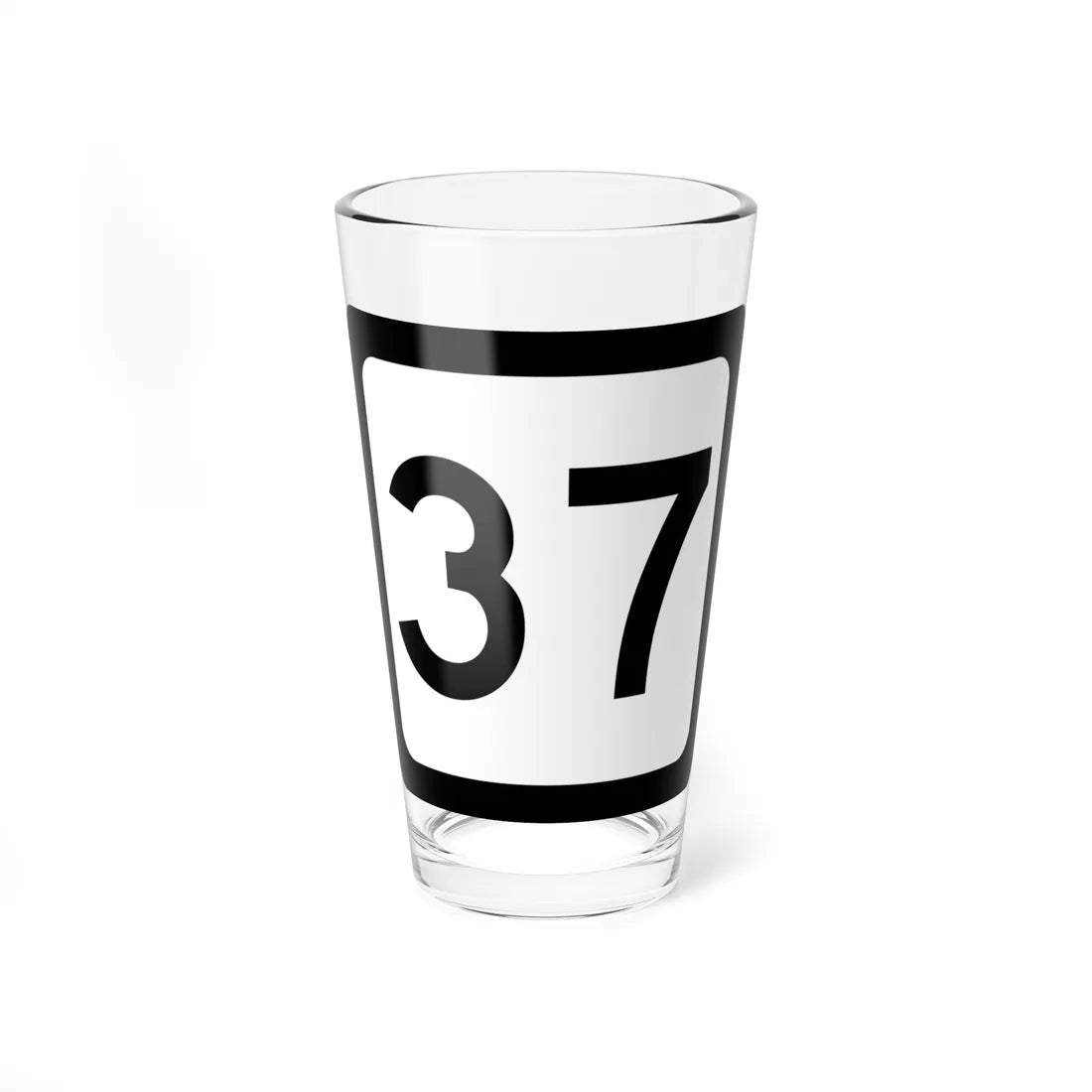 WV-37 (Virginia) (Road Sign) Pint Glss 16oz 16oz - Go Mug Yourself