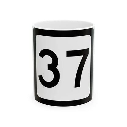 WV-37 (Virginia) (Road Sign) White Coffee Mug 11oz - Go Mug Yourself