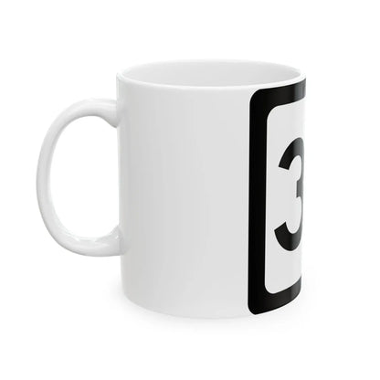 WV-37 (Virginia) (Road Sign) White Coffee Mug - Go Mug Yourself