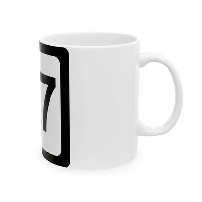 WV-37 (Virginia) (Road Sign) White Coffee Mug - Go Mug Yourself