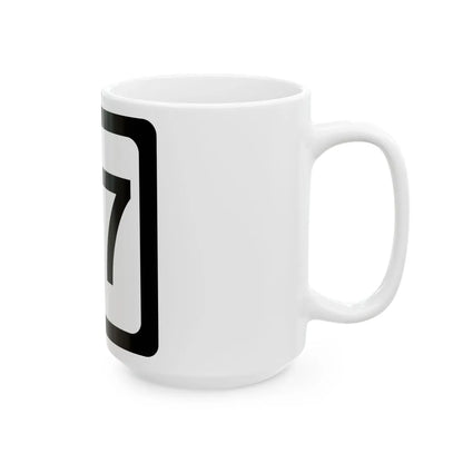 WV-37 (Virginia) (Road Sign) White Coffee Mug - Go Mug Yourself