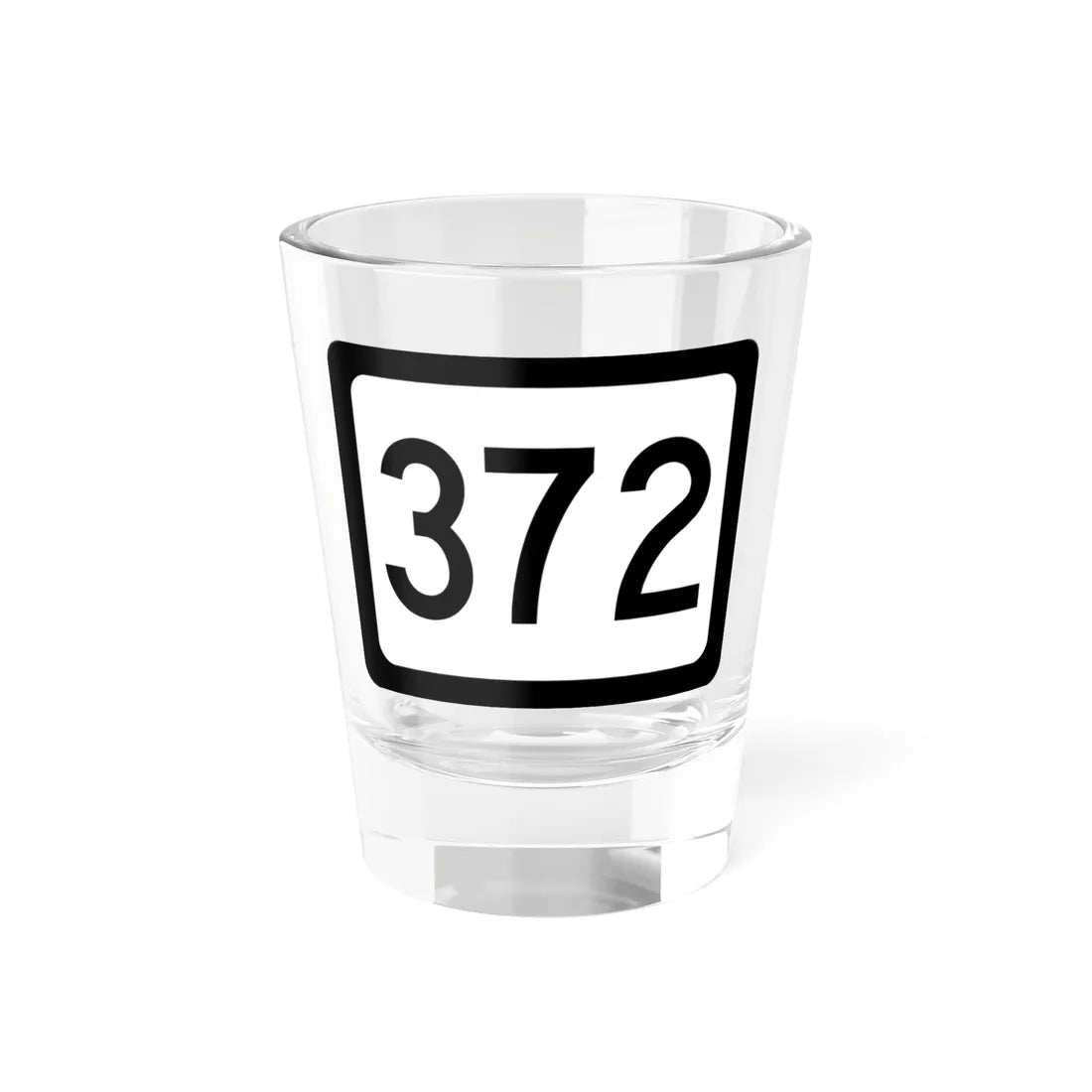 WV-372 (Virginia) (Road Sign) Shot Glass 1.5oz 1.5oz - Go Mug Yourself