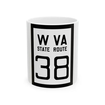 WV-38 1922 (Virginia) (Road Sign) White Coffee Mug 11oz - Go Mug Yourself