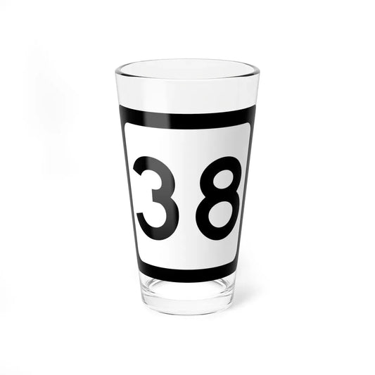 WV-38 (Virginia) (Road Sign) Pint Glass 16oz 16oz - Go Mug Yourself