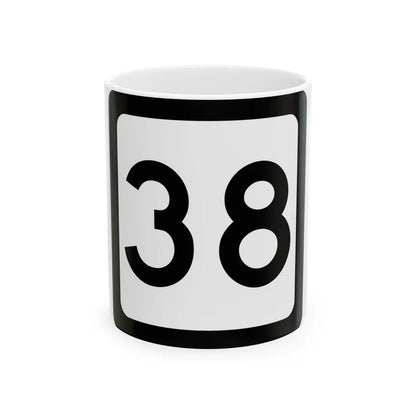 WV-38 (Virginia) (Road Sign) White Coffee Mug 11oz - Go Mug Yourself