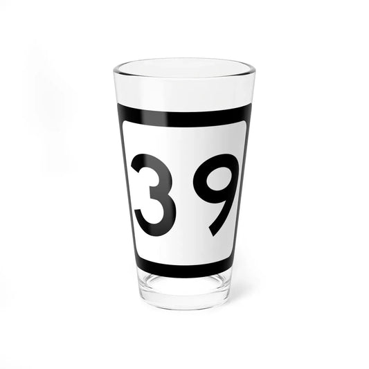 WV-39 (Virginia) (Road Sign) Pint Glass 16oz 16oz - Go Mug Yourself