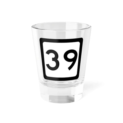 WV-39 (Virginia) (Road Sign) Shot Glass 1.5oz 1.5oz - Go Mug Yourself