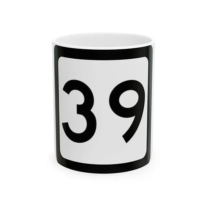 WV-39 (Virginia) (Road Sign) White Coffee Mug 11oz - Go Mug Yourself