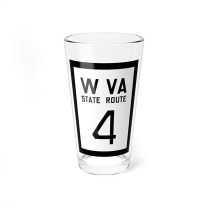 WV-4 1922 (Virginia) (Road Sign) Pint Glass 16oz 16oz - Go Mug Yourself