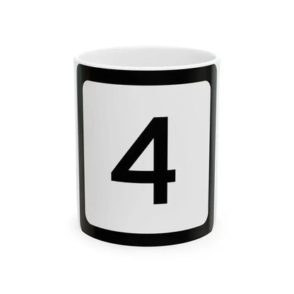 WV-4 (Virginia) (Road Sign) White Coffee Mug 11oz - Go Mug Yourself