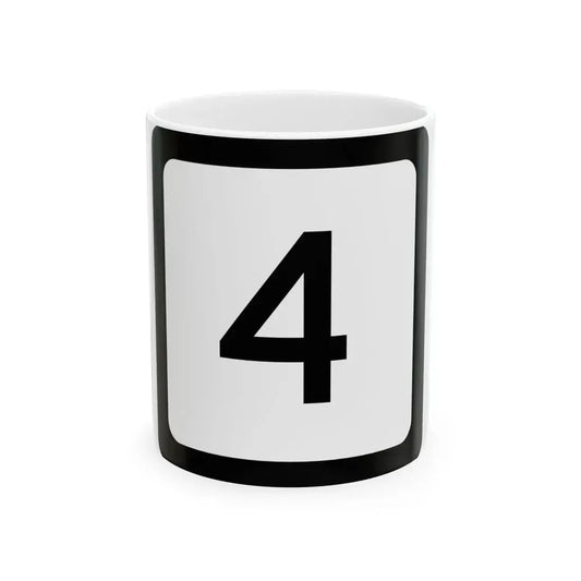 WV-4 (Virginia) (Road Sign) White Coffee Mug 11oz - Go Mug Yourself