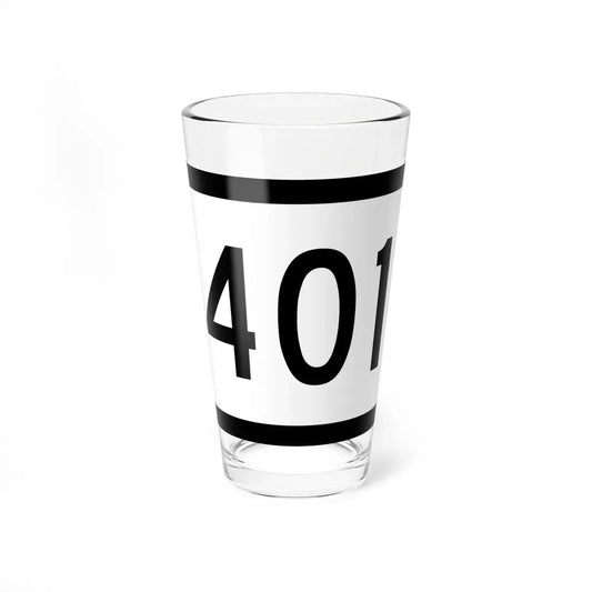 WV-401 (Virginia) (Road Sign) Pint Glass 16oz 16oz - Go Mug Yourself