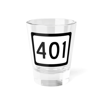 WV-401 (Virginia) (Road Sign) Shot Glass 1.5oz 1.5oz - Go Mug Yourself