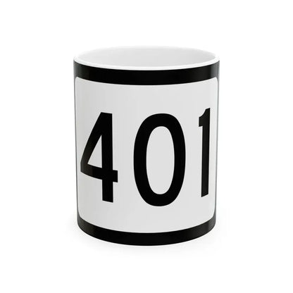 WV-401 (Virginia) (Road Sign) White Coffee Mug 11oz - Go Mug Yourself