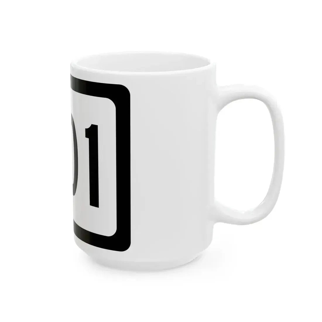 WV-401 (Virginia) (Road Sign) White Coffee Mug - Go Mug Yourself