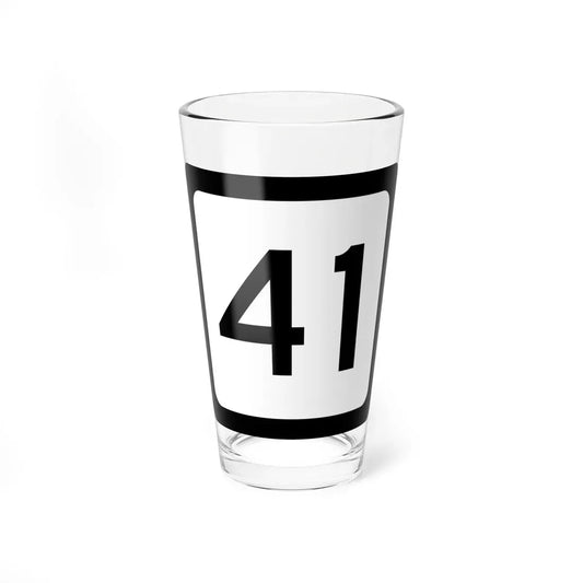 WV-41 (Virginia) (Road Sign) Pint Glass 16oz 16oz - Go Mug Yourself