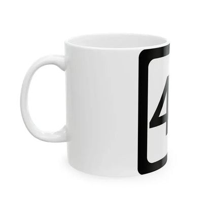WV-42 (Virginia) (Road Sign) White Coffee Mug - Go Mug Yourself