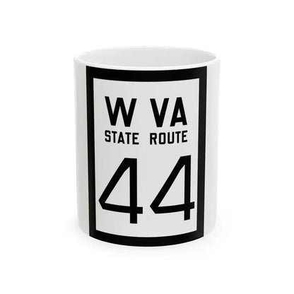 WV-44 1922 (Virginia) (Road Sign) White Coffee Mug 11oz - Go Mug Yourself